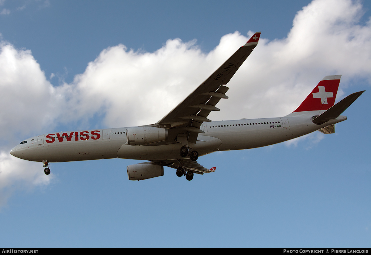Aircraft Photo of HB-JHI | Airbus A330-343 | Swiss International Air Lines | AirHistory.net #335586