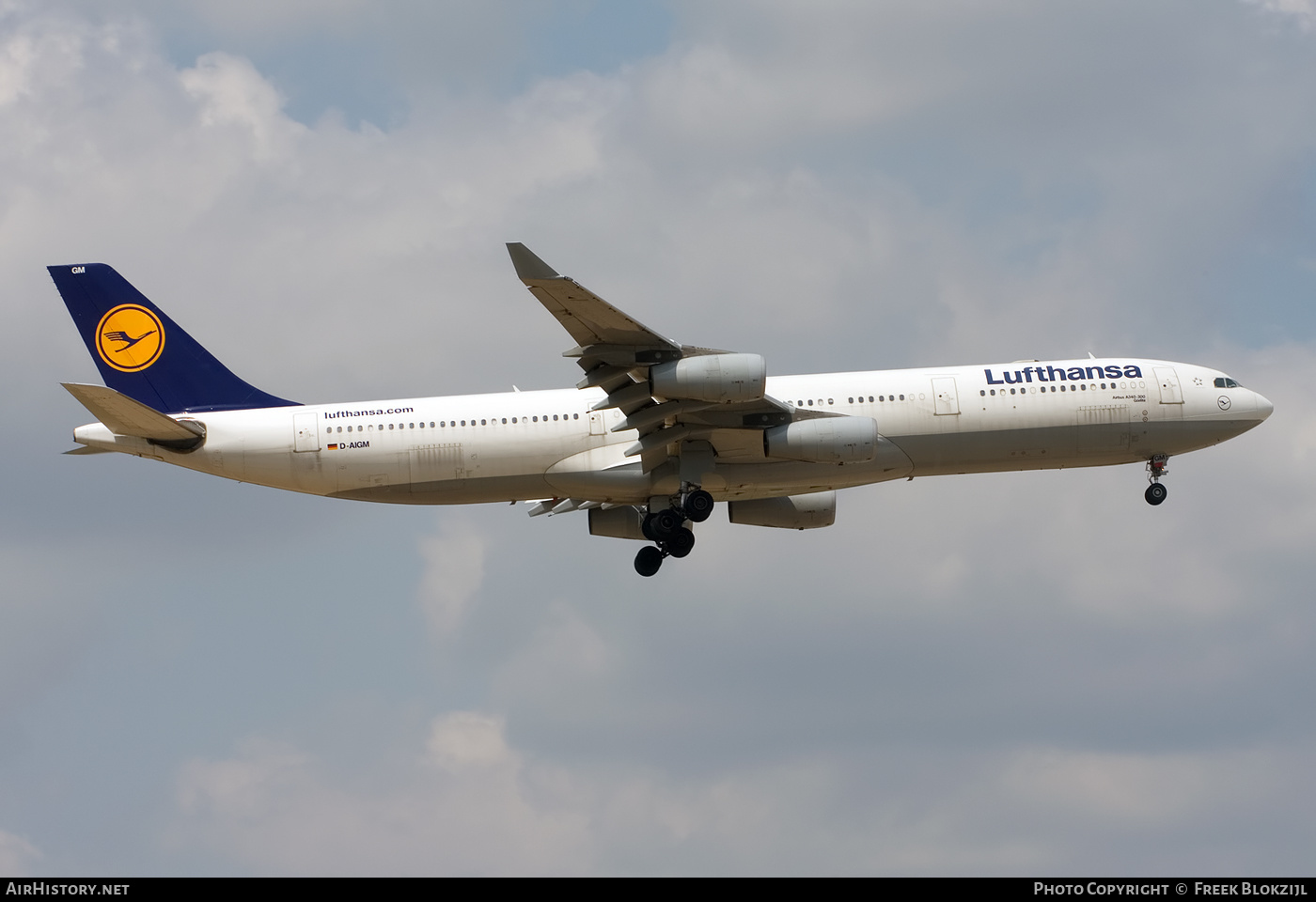 Aircraft Photo of D-AIGM | Airbus A340-313 | Lufthansa | AirHistory.net #335606