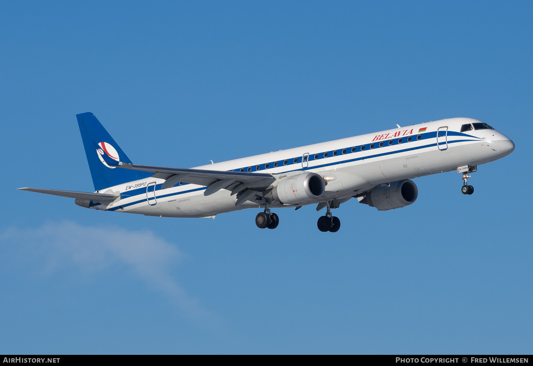 Aircraft Photo of EW-399PO | Embraer 195LR (ERJ-190-200LR) | Belavia | AirHistory.net #335638