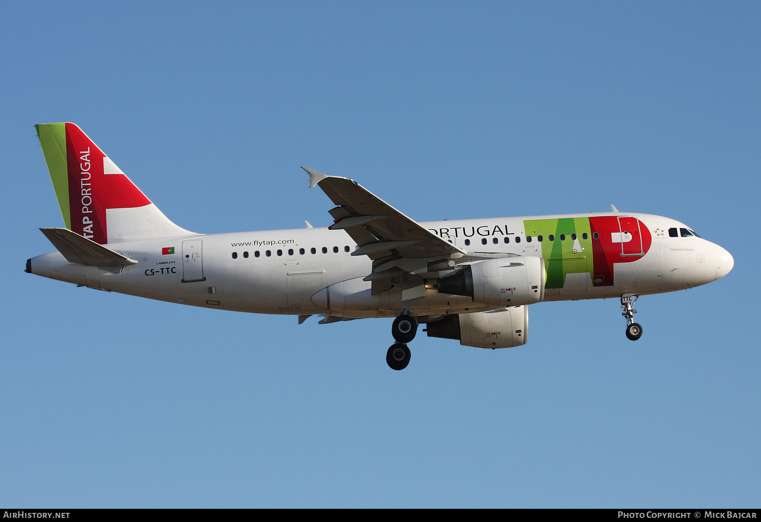 Aircraft Photo of CS-TTC | Airbus A319-111 | TAP Portugal | AirHistory.net #335639