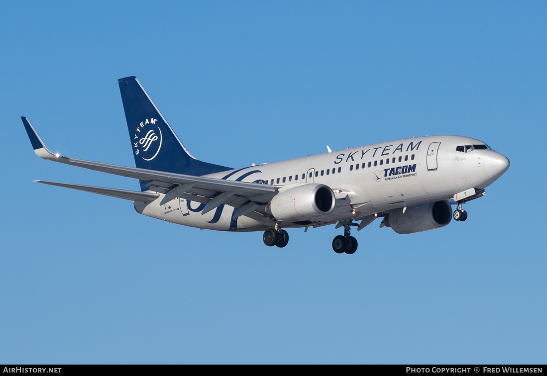 Aircraft Photo of YR-BGF | Boeing 737-78J | TAROM - Transporturile Aeriene Române | AirHistory.net #335662