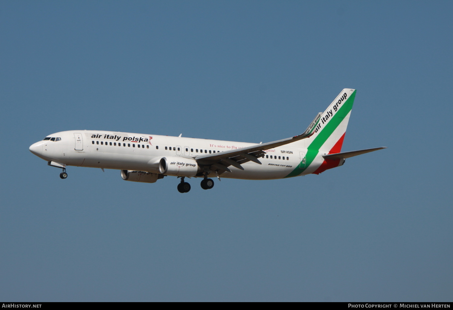 Aircraft Photo of SP-IGN | Boeing 737-84P | Air Italy Polska | AirHistory.net #335673