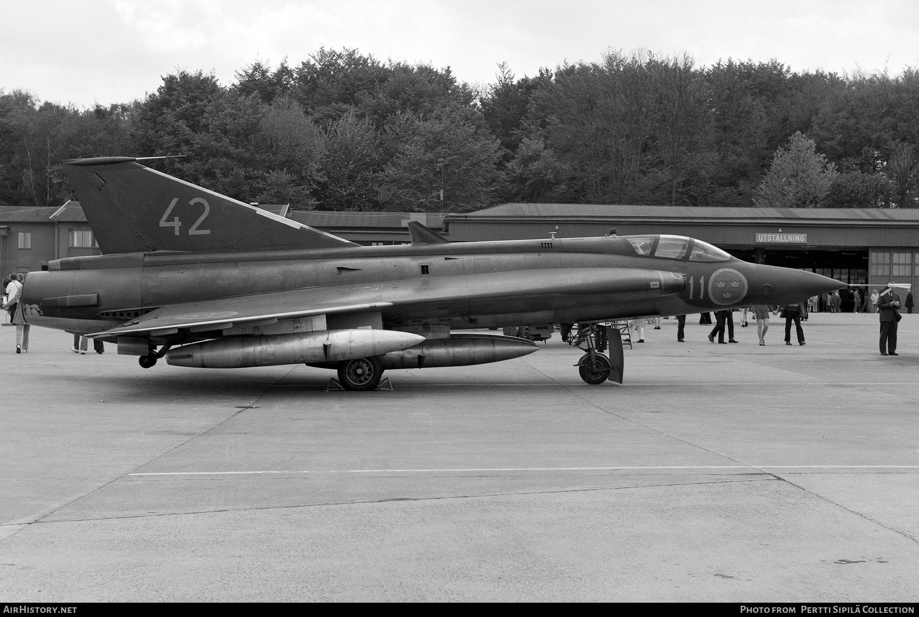 Aircraft Photo of 35942 | Saab S35E Draken | Sweden - Air Force | AirHistory.net #335704