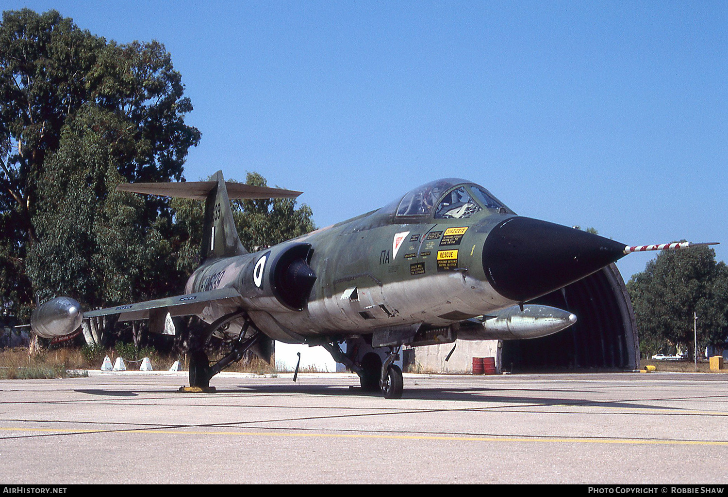 Aircraft Photo of 33639 | Lockheed F-104G Starfighter | Greece - Air Force | AirHistory.net #335738