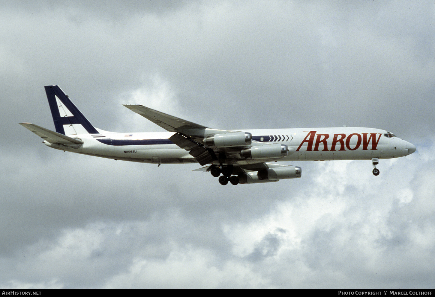 Aircraft Photo of N8968U | McDonnell Douglas DC-8-62H(F) | Arrow Air | AirHistory.net #335749