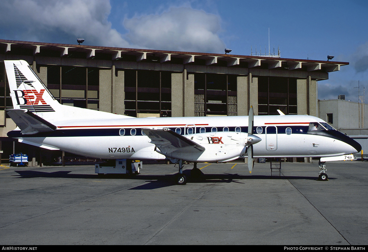 Aircraft Photo of N749BA | Saab 340A | Business Express Airlines - BEX | AirHistory.net #335776