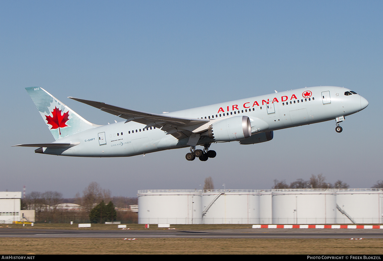 Aircraft Photo of C-GHPT | Boeing 787-8 Dreamliner | Air Canada | AirHistory.net #335790