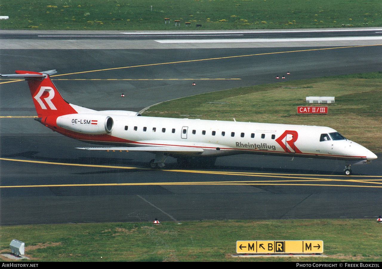 Aircraft Photo of OE-LSM | Embraer ERJ-145MP (EMB-145MP) | Rheintalflug | AirHistory.net #335794