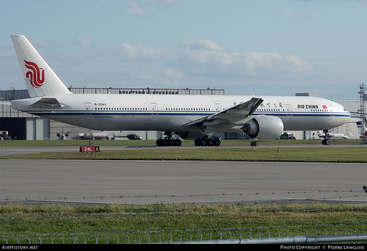 Aircraft Photo of B-2045 | Boeing 777-39L/ER | Air China | AirHistory.net #335801