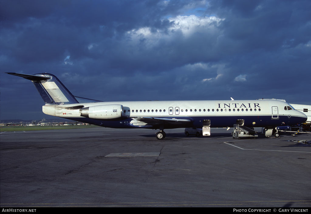 Aircraft Photo of C-FICL | Fokker 100 (F28-0100) | Intair | AirHistory.net #335805