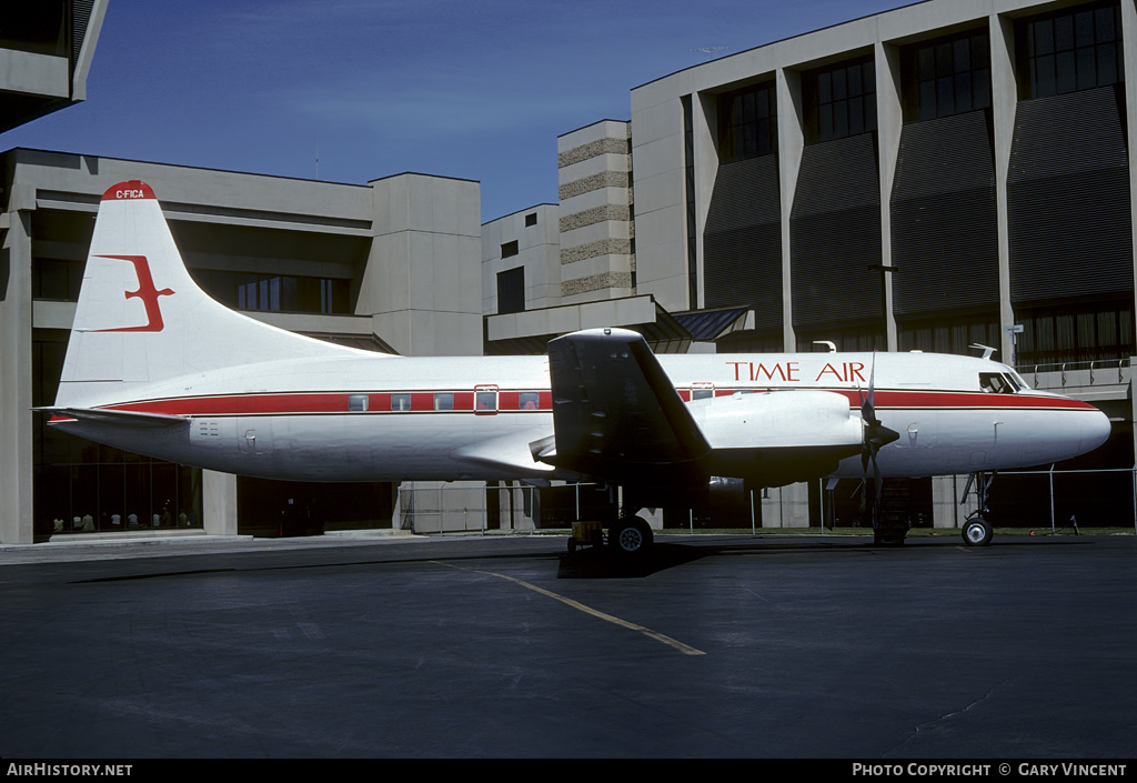 Aircraft Photo of C-FICA | Convair 580 | Time Air | AirHistory.net #335814