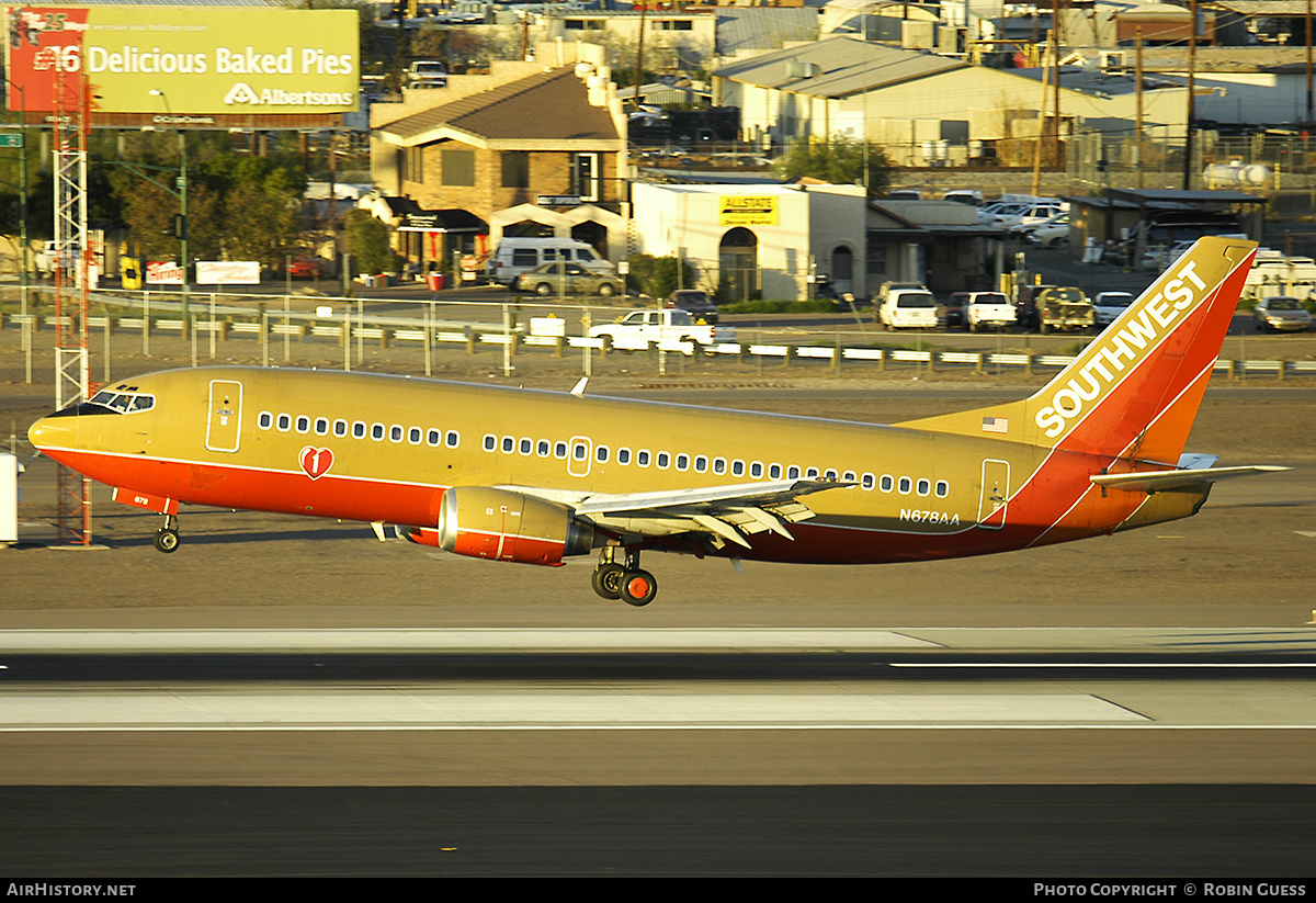 Aircraft Photo of N678AA | Boeing 737-3A4 | Southwest Airlines | AirHistory.net #335817