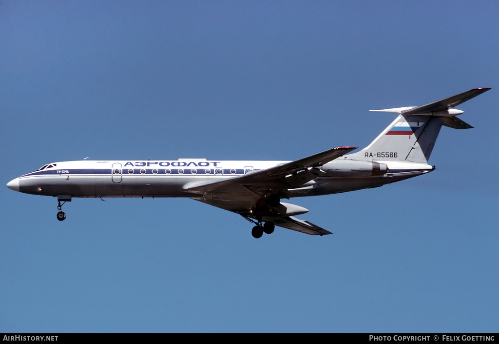 Aircraft Photo of RA-65566 | Tupolev Tu-134A | Aeroflot | AirHistory.net #335828
