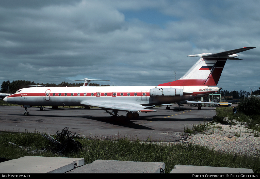 Aircraft Photo of RA-65616 | Tupolev Tu-134A | Komiavia | AirHistory.net #335844