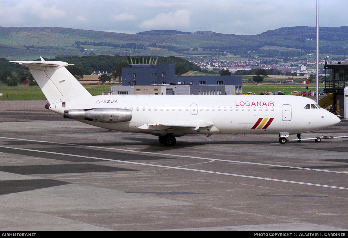 Aircraft Photo of G-AZUK | BAC 111-476FM One-Eleven | Loganair | AirHistory.net #335848