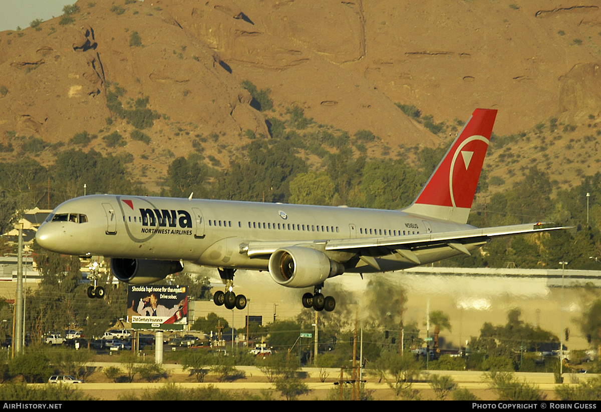 Aircraft Photo of N516US | Boeing 757-251 | Northwest Airlines | AirHistory.net #335861