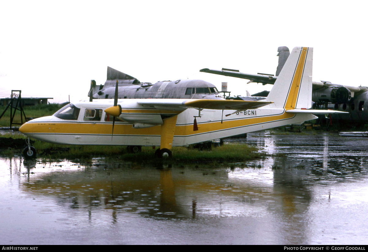 Aircraft Photo of G-BCNI | Britten-Norman BN-2A-6 Islander | AirHistory.net #335867