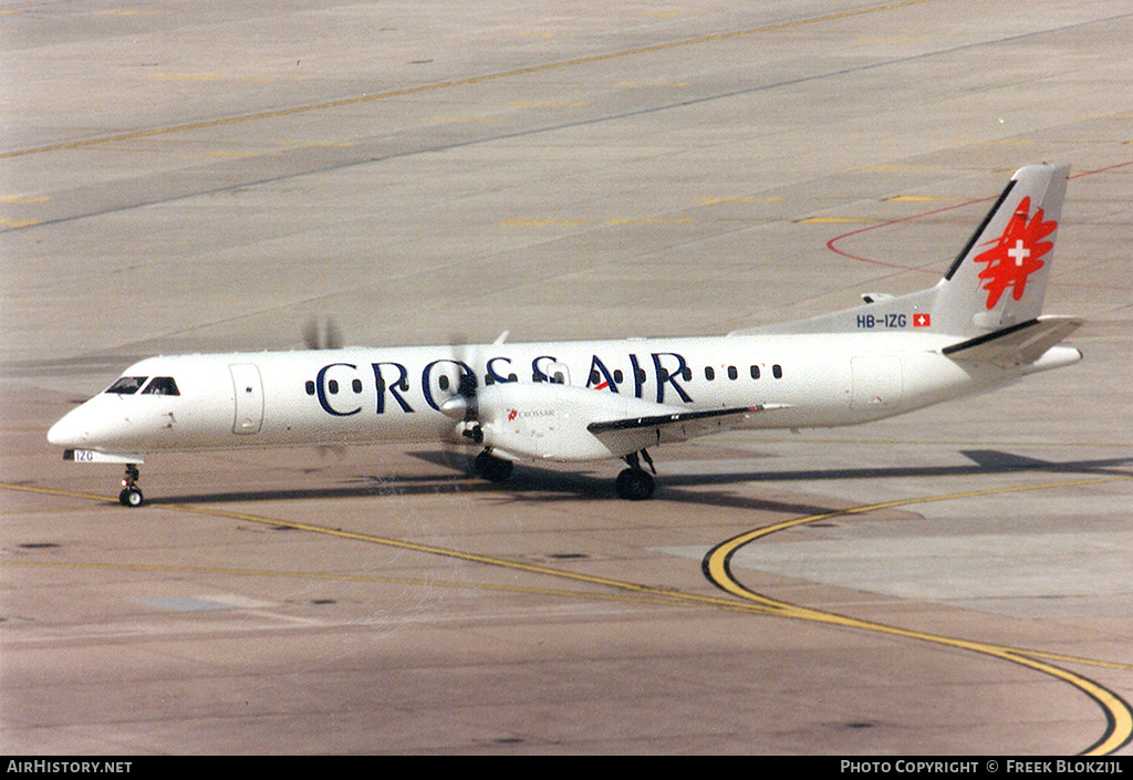 Aircraft Photo of HB-IZG | Saab 2000 | Crossair | AirHistory.net #335871