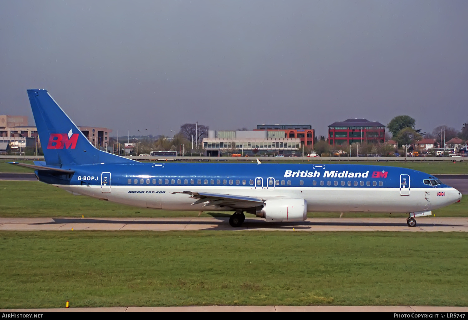 Aircraft Photo of G-BOPJ | Boeing 737-46B | British Midland Airways - BMA | AirHistory.net #335873