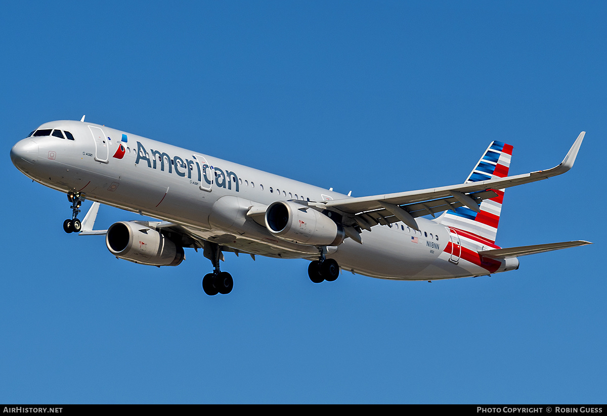 Aircraft Photo of N118NN | Airbus A321-231 | American Airlines | AirHistory.net #335876