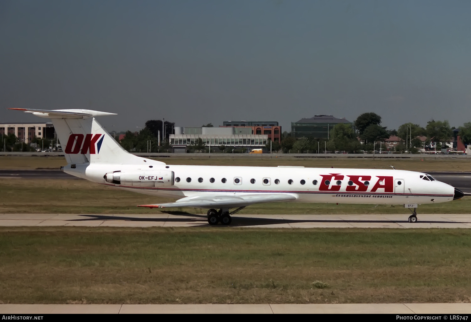 Aircraft Photo of OK-EFJ | Tupolev Tu-134A | ČSA - Československé Aerolinie - Czechoslovak Airlines | AirHistory.net #335930