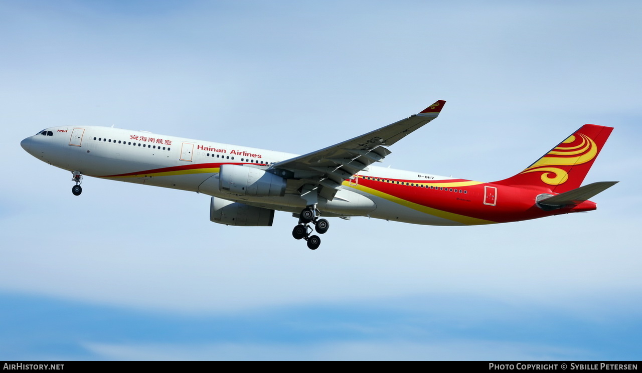 Aircraft Photo of B-8117 | Airbus A330-343 | Hainan Airlines | AirHistory.net #335942