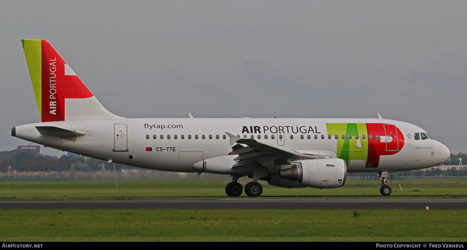 Aircraft Photo of CS-TTE | Airbus A319-111 | TAP Air Portugal | AirHistory.net #335943