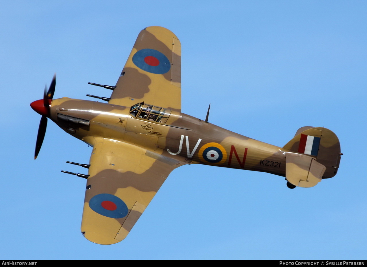 Aircraft Photo of OO-HUR / KZ321 | Hawker Hurricane Mk4 | UK - Air Force | AirHistory.net #335945