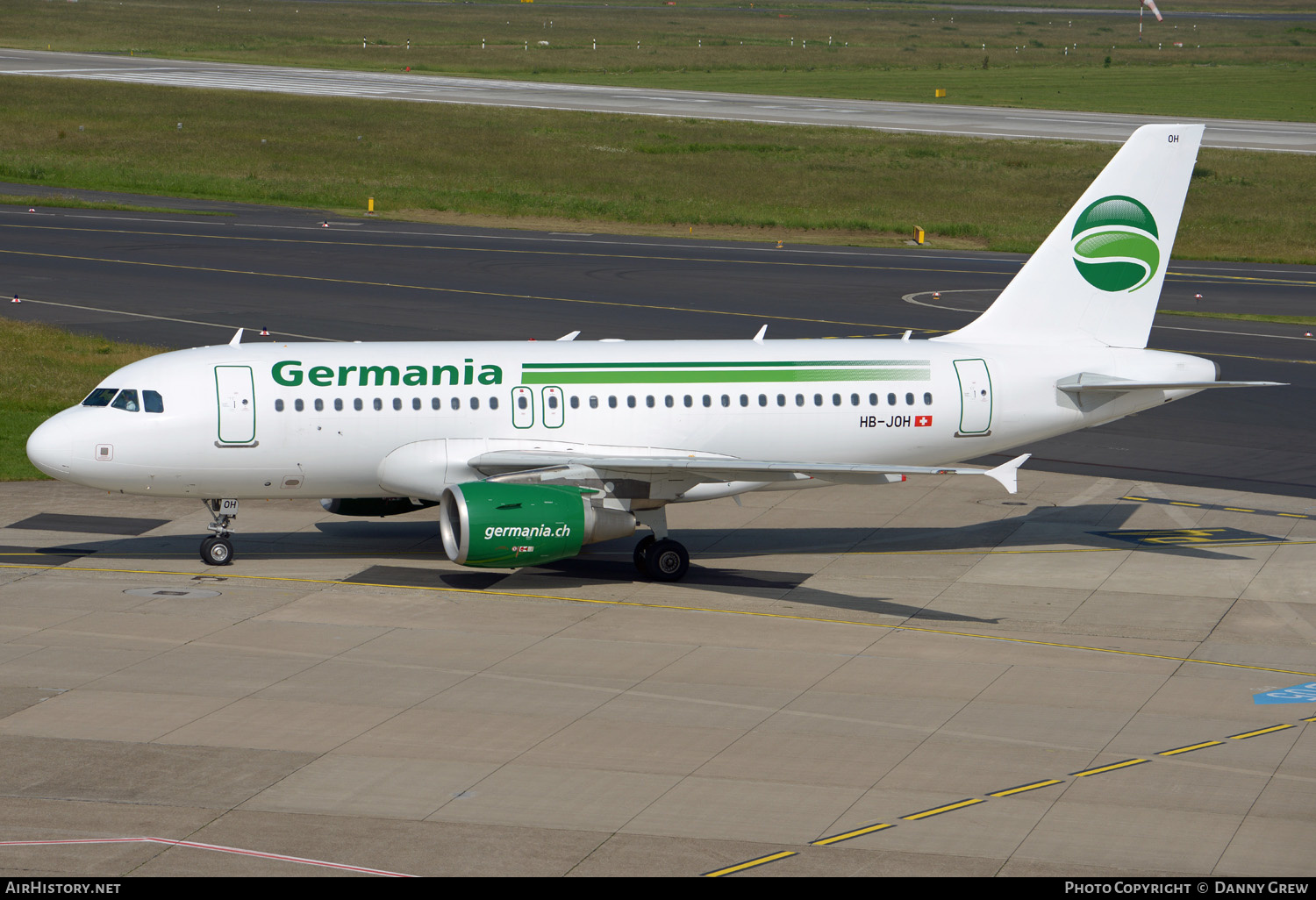 Aircraft Photo of HB-JOH | Airbus A319-112 | Germania | AirHistory.net #335972