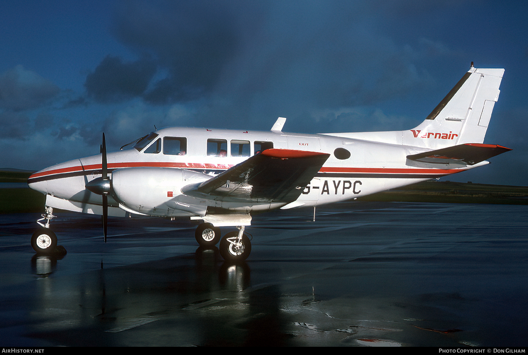Aircraft Photo of G-AYPC | Beech 70 Queen Air | Vernair | AirHistory.net #335973