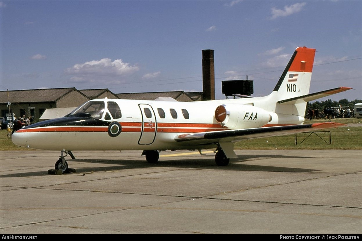 Aircraft Photo of N10 | Cessna 500 Citation | FAA - Federal Aviation Administration | AirHistory.net #335986