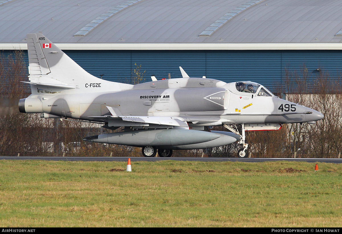Aircraft Photo of C-FGZE | McDonnell Douglas A-4N Skyhawk II | Discovery Air Defence Services | AirHistory.net #336022