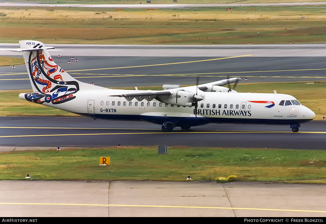 Aircraft Photo of G-BXTN | ATR ATR-72-202 | British Airways | AirHistory.net #336038