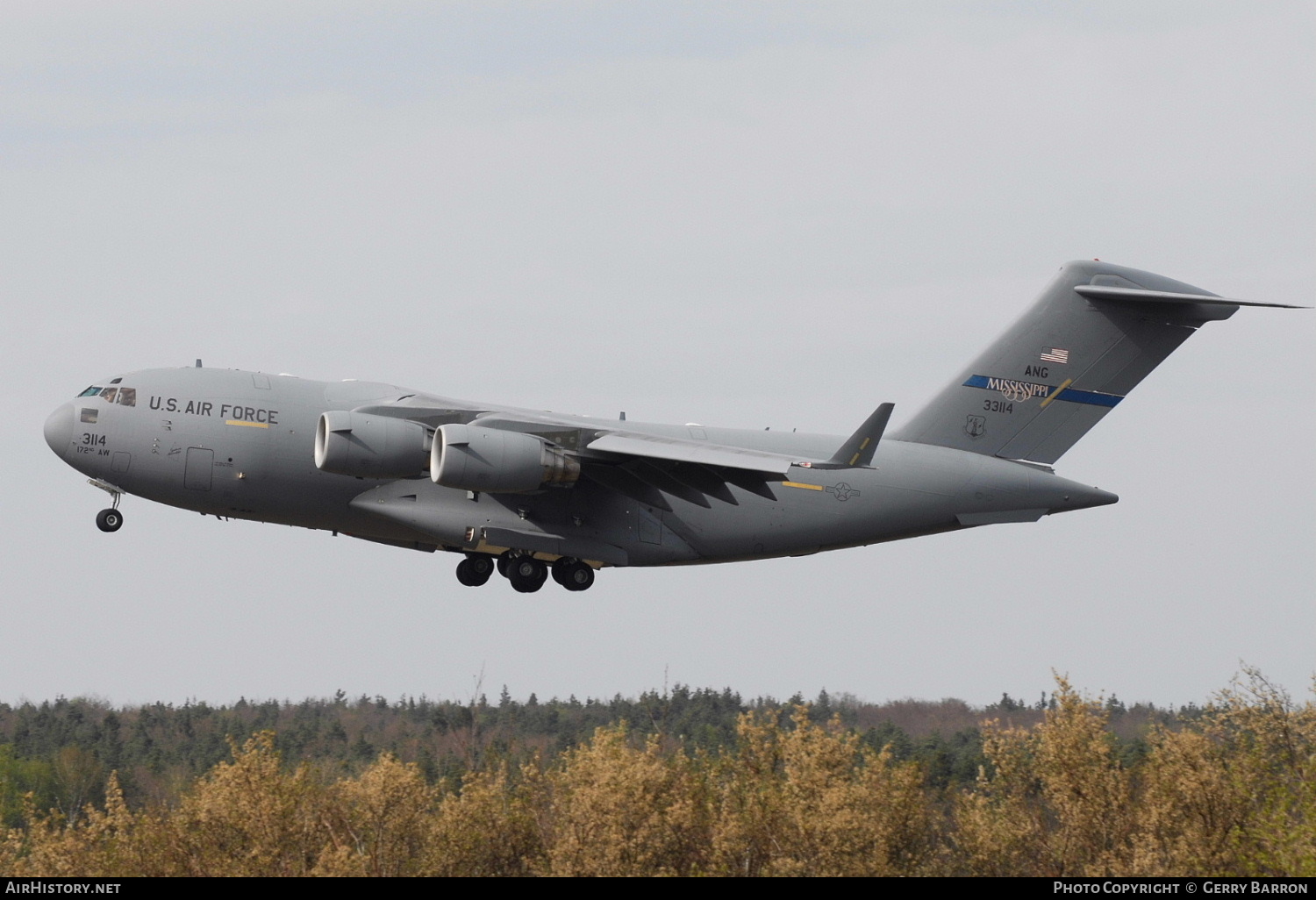 Aircraft Photo of 03-3114 / 33114 | Boeing C-17A Globemaster III | USA - Air Force | AirHistory.net #336041