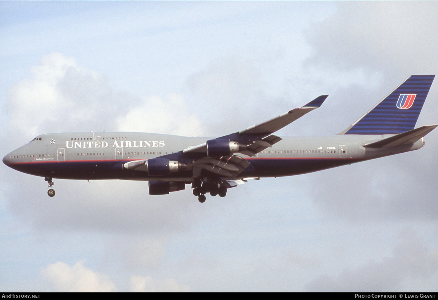 Aircraft Photo of N182UA | Boeing 747-422 | United Airlines | AirHistory.net #336044