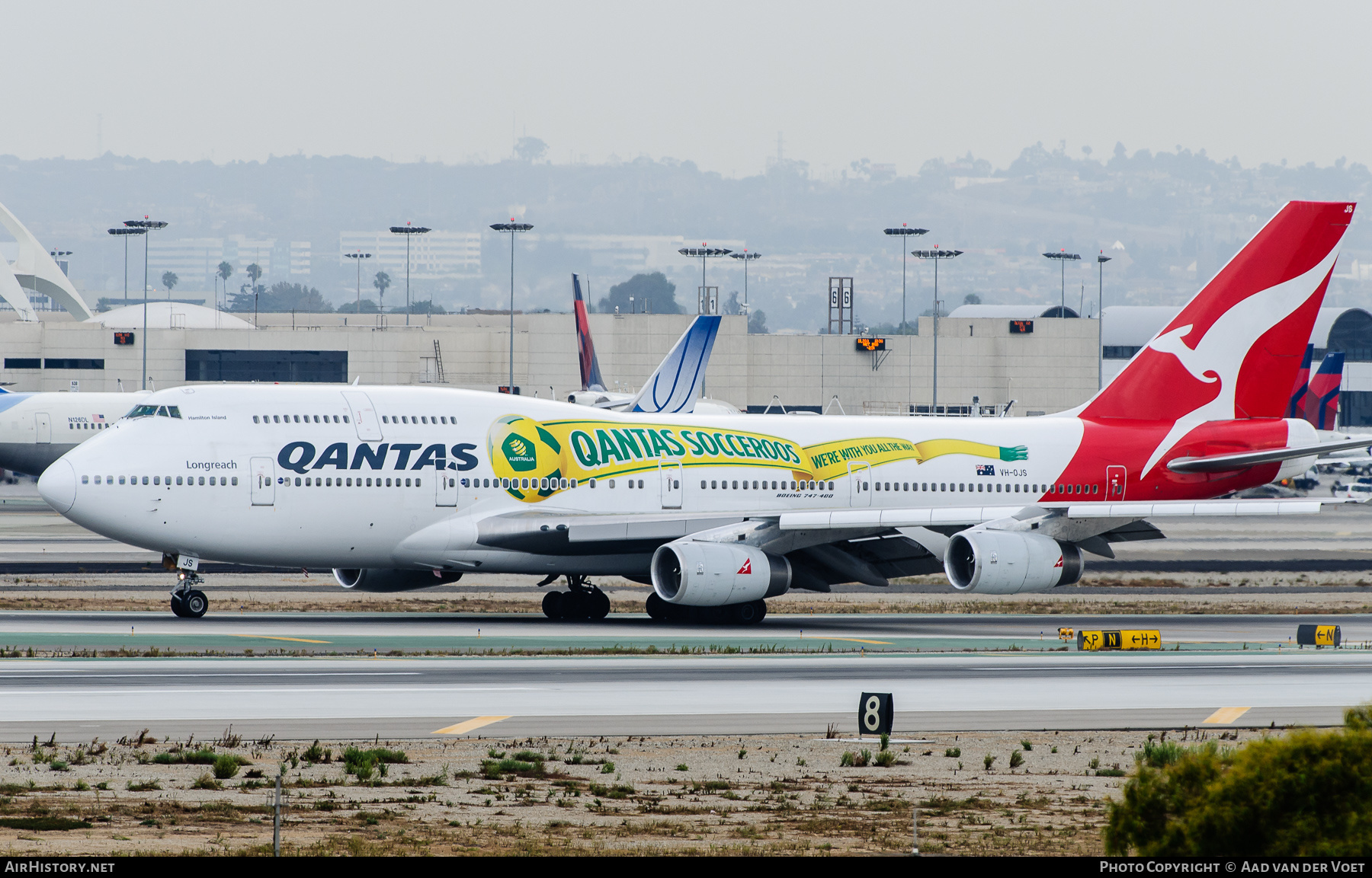 Aircraft Photo of VH-OJS | Boeing 747-438 | Qantas | AirHistory.net #336049