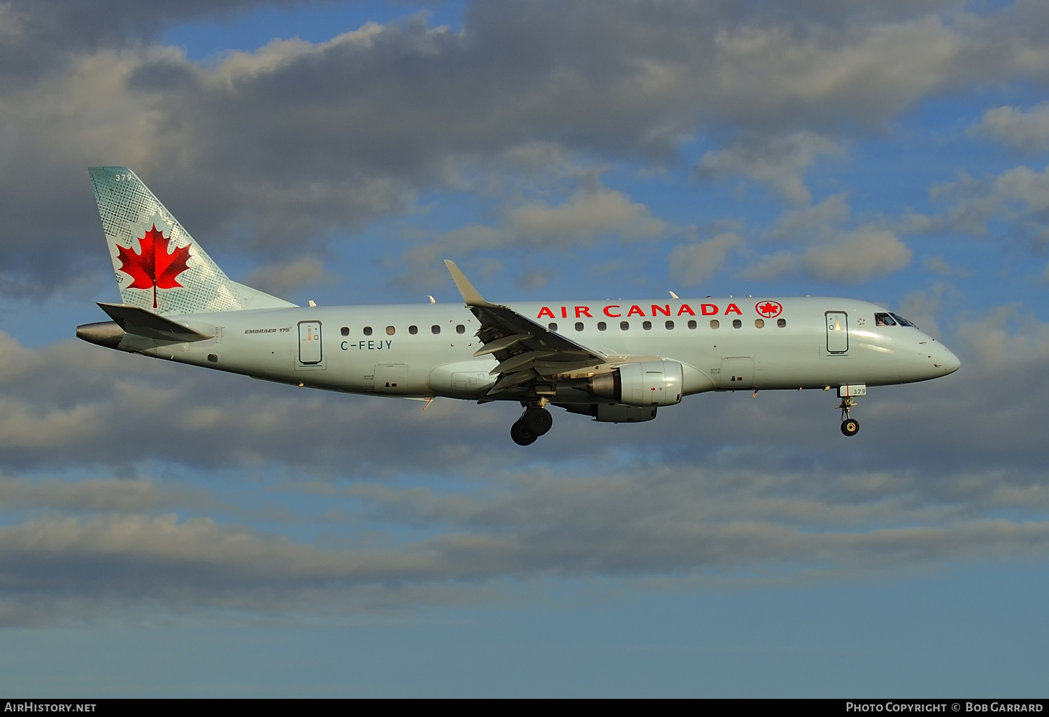 Aircraft Photo of C-FEJY | Embraer 175LR (ERJ-170-200LR) | Air Canada | AirHistory.net #336063