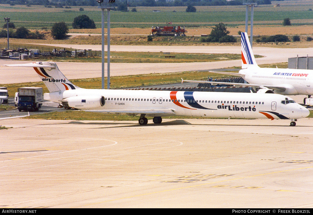 Aircraft Photo of F-GHEK | McDonnell Douglas MD-83 (DC-9-83) | Air Liberté | AirHistory.net #336089