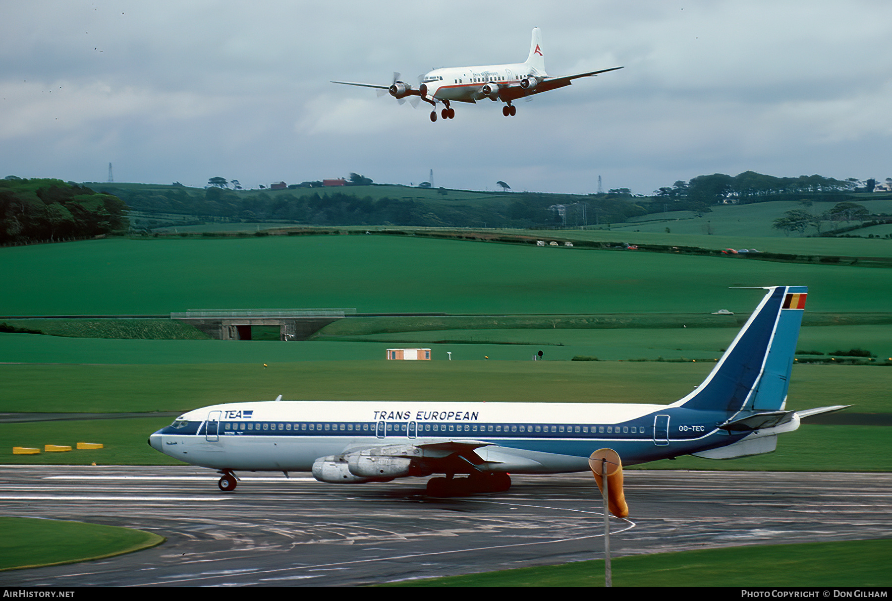 Aircraft Photo of OO-TEC | Boeing 707-131 | TEA - Trans European Airways | AirHistory.net #336093