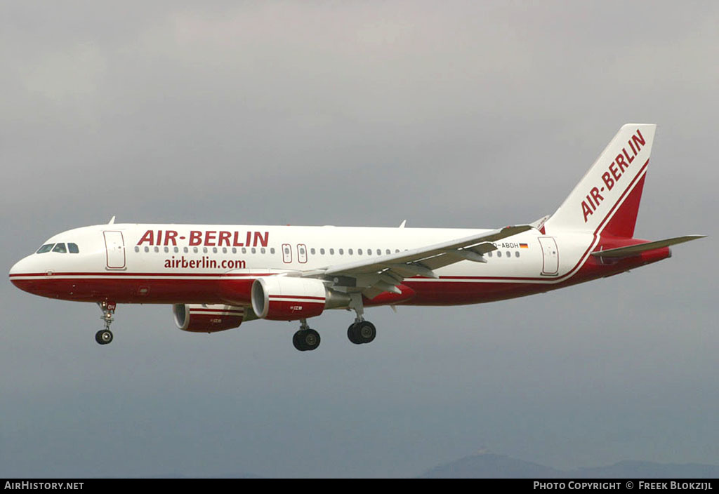 Aircraft Photo of D-ABDH | Airbus A320-214 | Air Berlin | AirHistory.net #336116