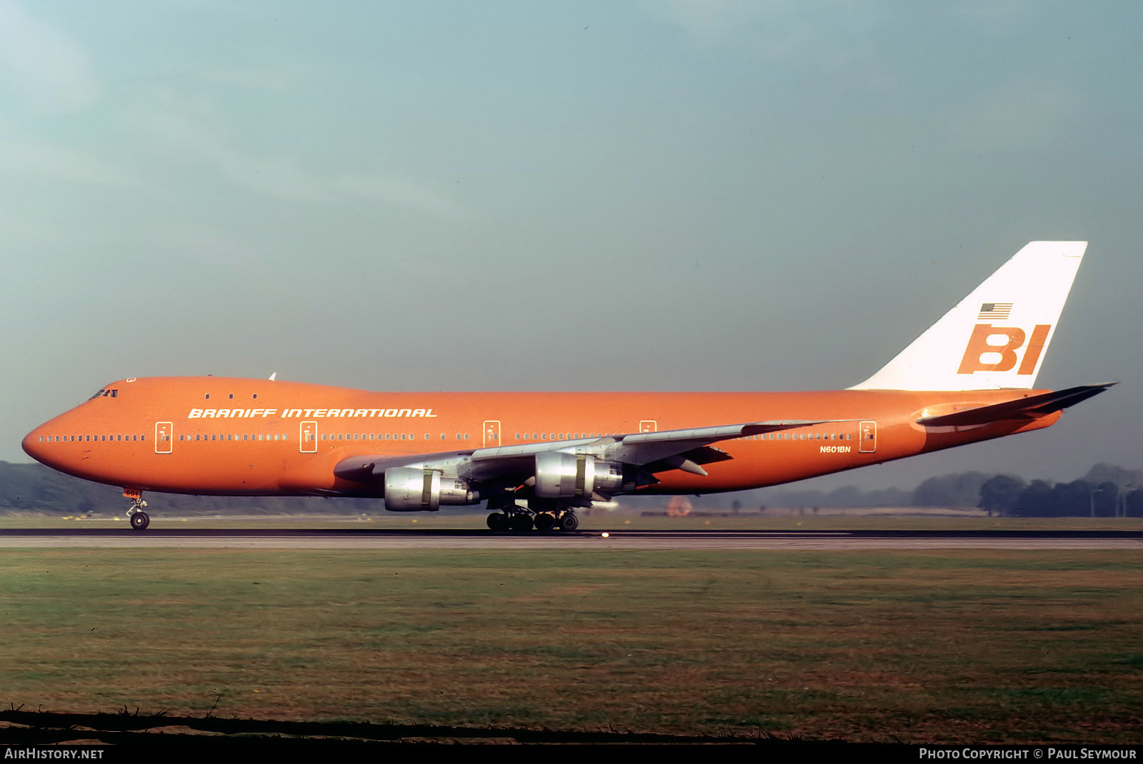 Aircraft Photo of N601BN | Boeing 747-127 | Braniff International Airways | AirHistory.net #336137