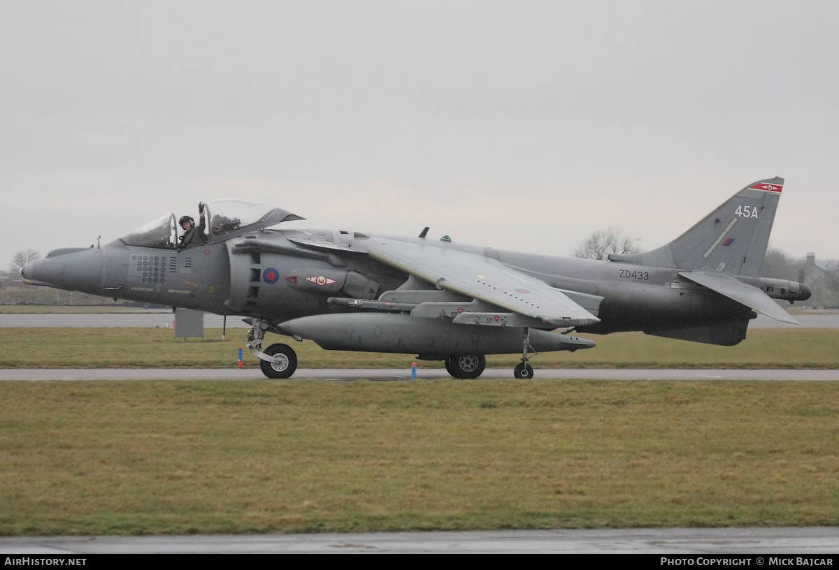 Aircraft Photo of ZD433 | British Aerospace Harrier GR7A | UK - Air Force | AirHistory.net #336147