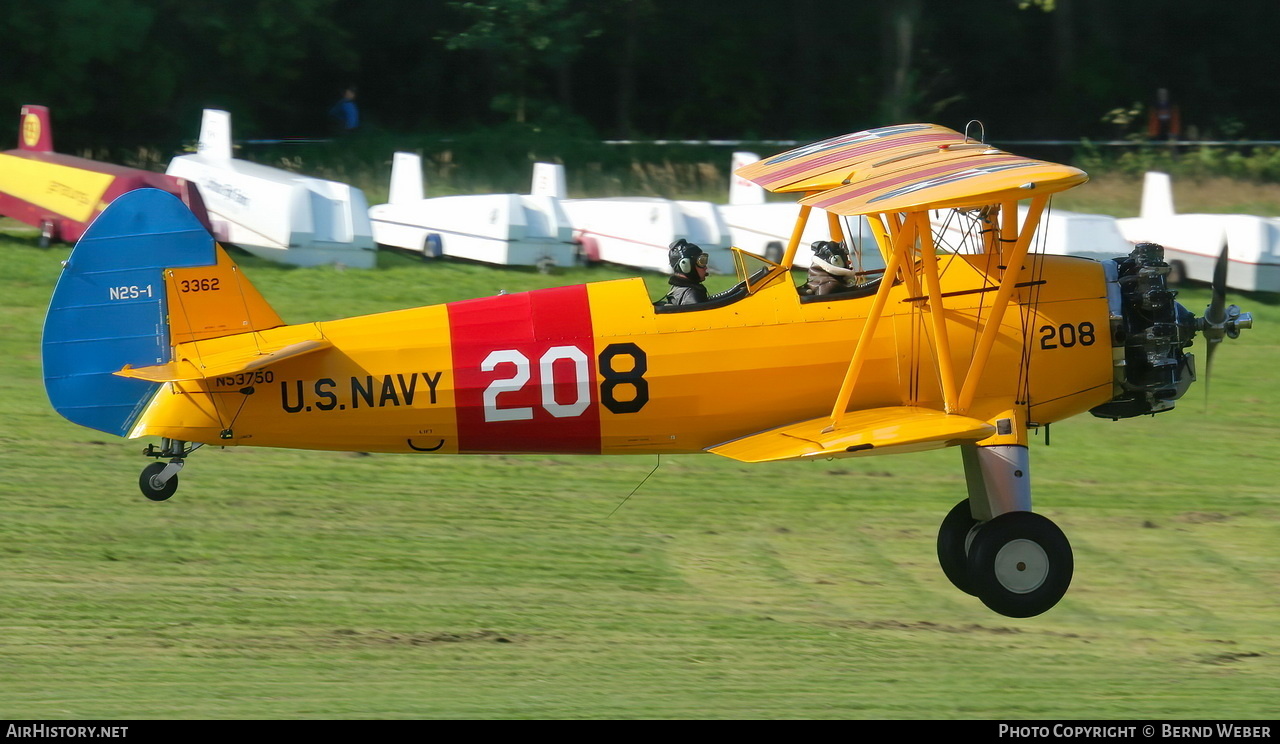 Aircraft Photo of N53750 / 3362 | Stearman PT-17 Kaydet (A75N1) | AirHistory.net #336158