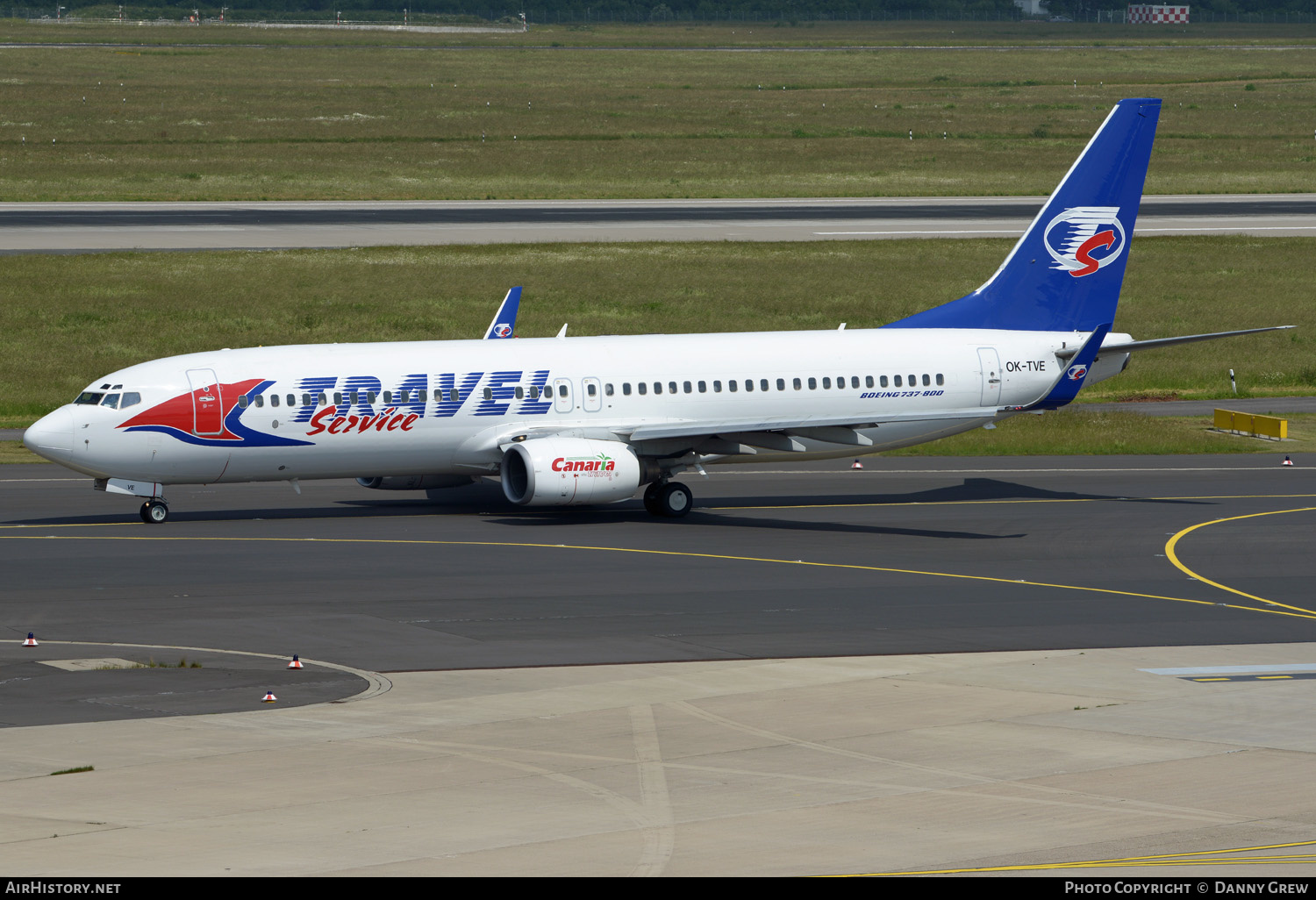 Aircraft Photo of OK-TVE | Boeing 737-86Q | Travel Service | AirHistory.net #336195