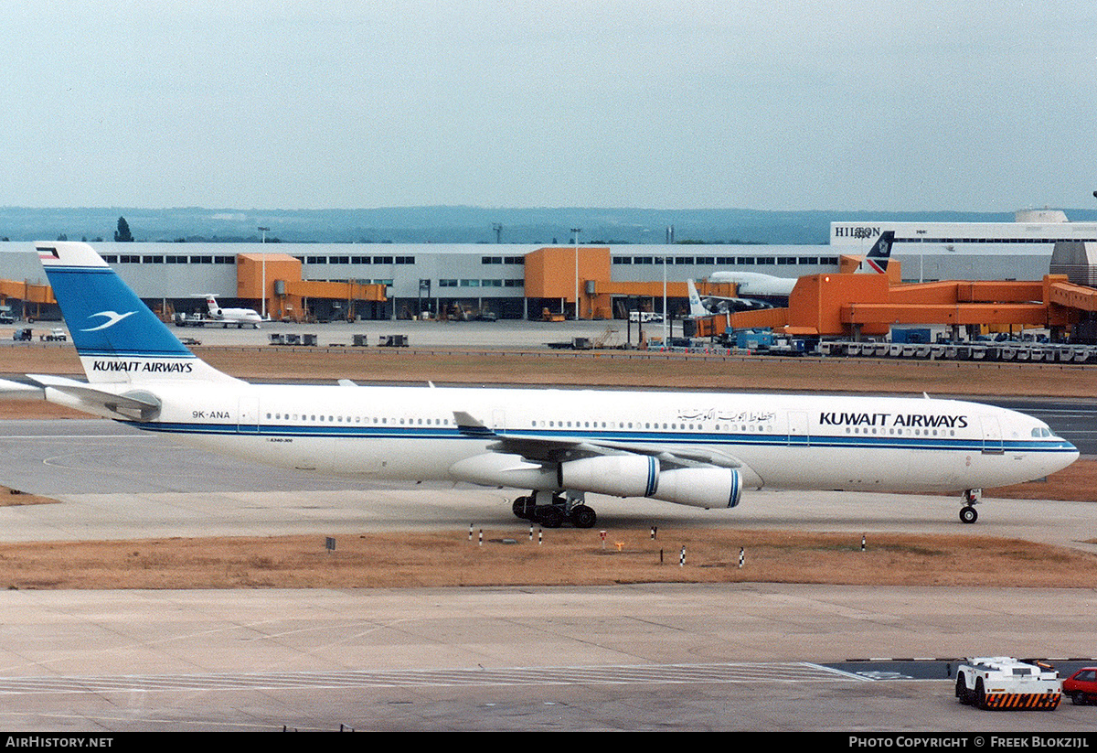 Aircraft Photo of 9K-ANA | Airbus A340-313 | Kuwait Airways | AirHistory.net #336227