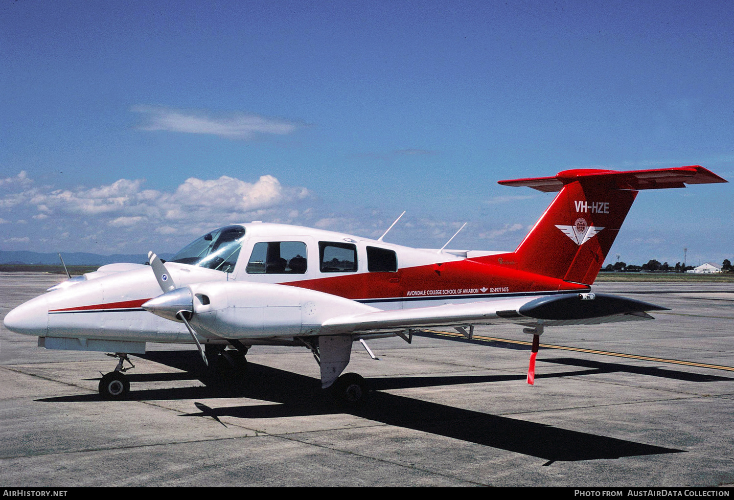 Aircraft Photo of VH-HZE | Beech 76 Duchess | Avondale College School of Aviation | AirHistory.net #336243