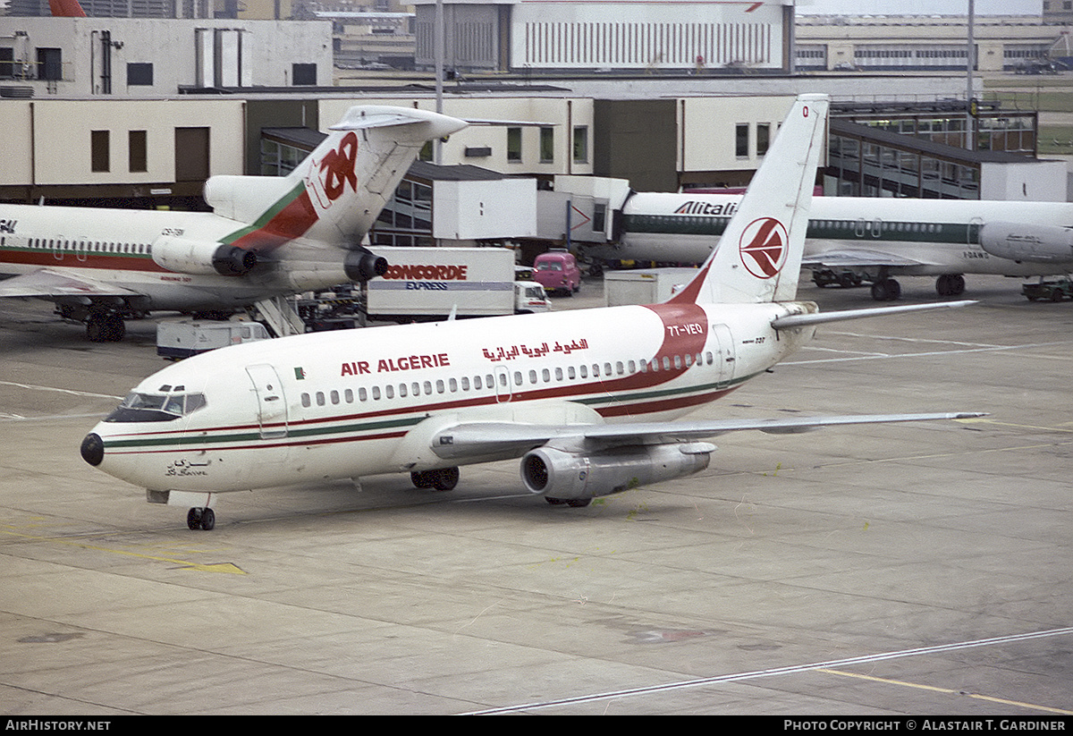Aircraft Photo of 7T-VEQ | Boeing 737-2D6/Adv | Air Algérie | AirHistory.net #336260