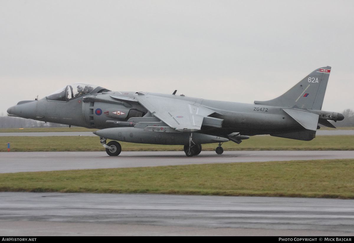 Aircraft Photo of ZG472 | British Aerospace Harrier GR7A | UK - Air Force | AirHistory.net #336266