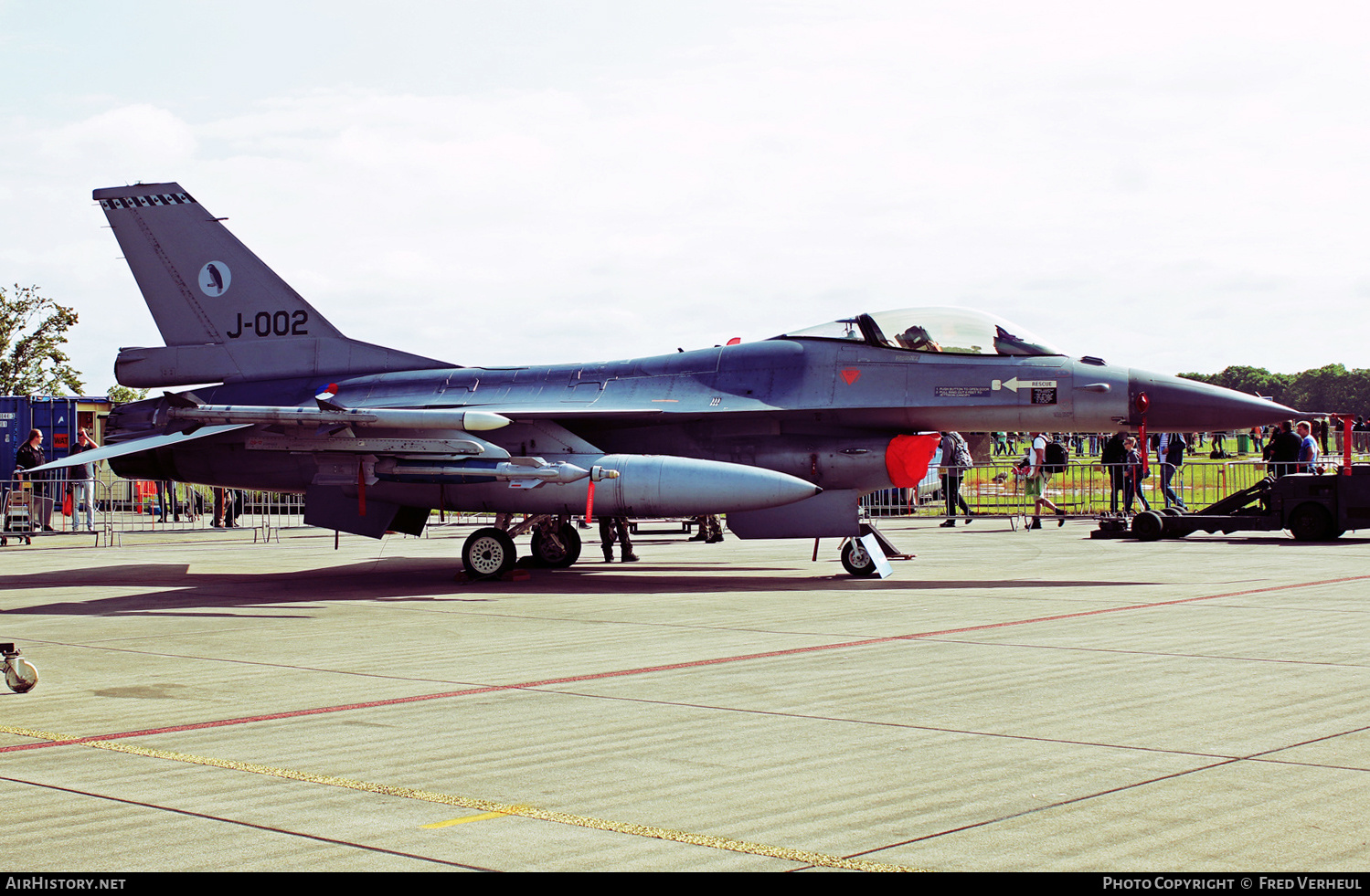 Aircraft Photo of J-002 | General Dynamics F-16AM Fighting Falcon | Netherlands - Air Force | AirHistory.net #336278