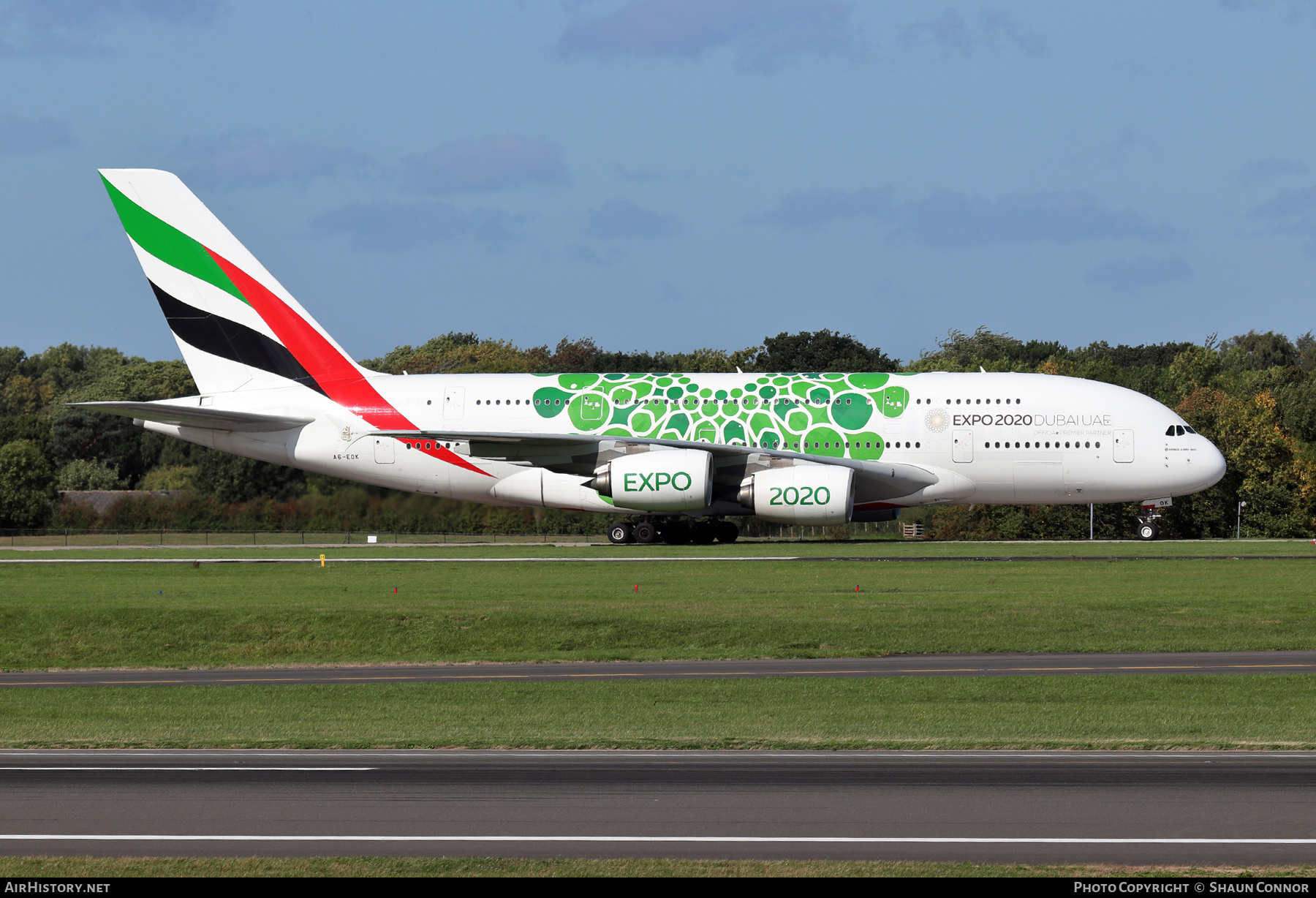 Aircraft Photo of A6-EOK | Airbus A380-861 | Emirates | AirHistory.net #336302